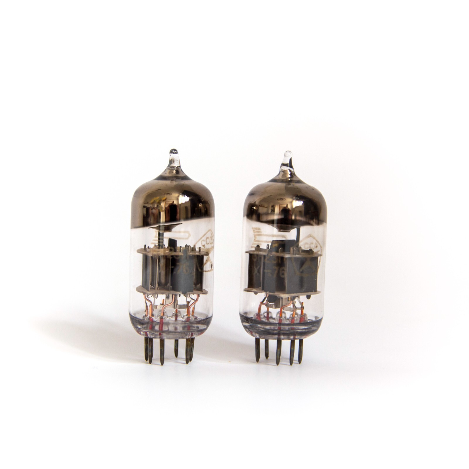 MATCHED PAIR 6N23P Voskhod 1976 year. DOUBLE TRIODE Tube 6DJ8 E88CC NEW