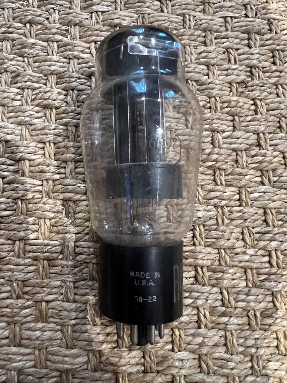 Vintage RCA Radiotron Electron Tube 6AS7G 6AS7-G 78-22 Untested – Rare!