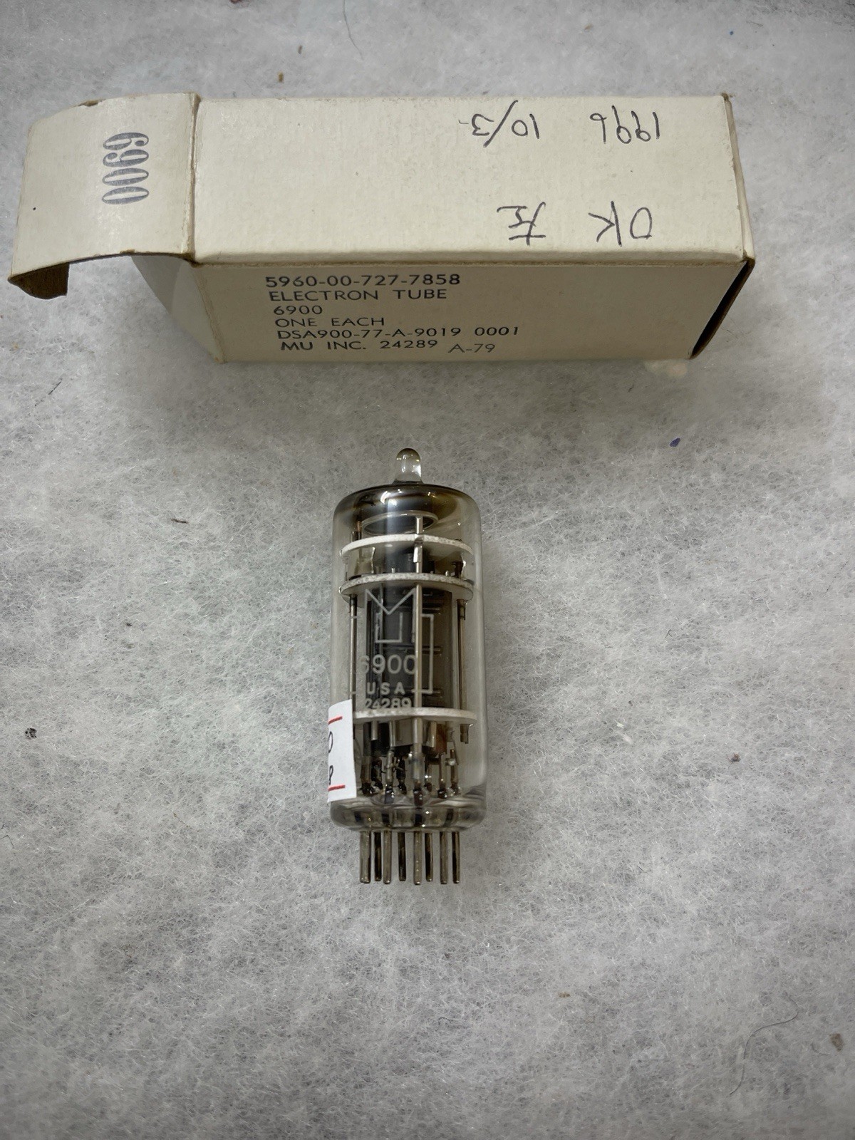 Bendix MU 6900 5687 7119 Black Plate Triple Mica Nos Tested Super Rare