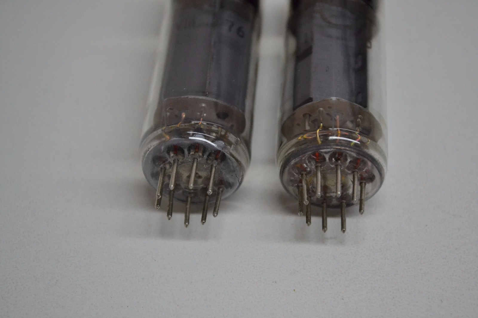 2pcs 6P14P-EV Matched Pair Gold Grid tube EL84 6BQ5 Strong