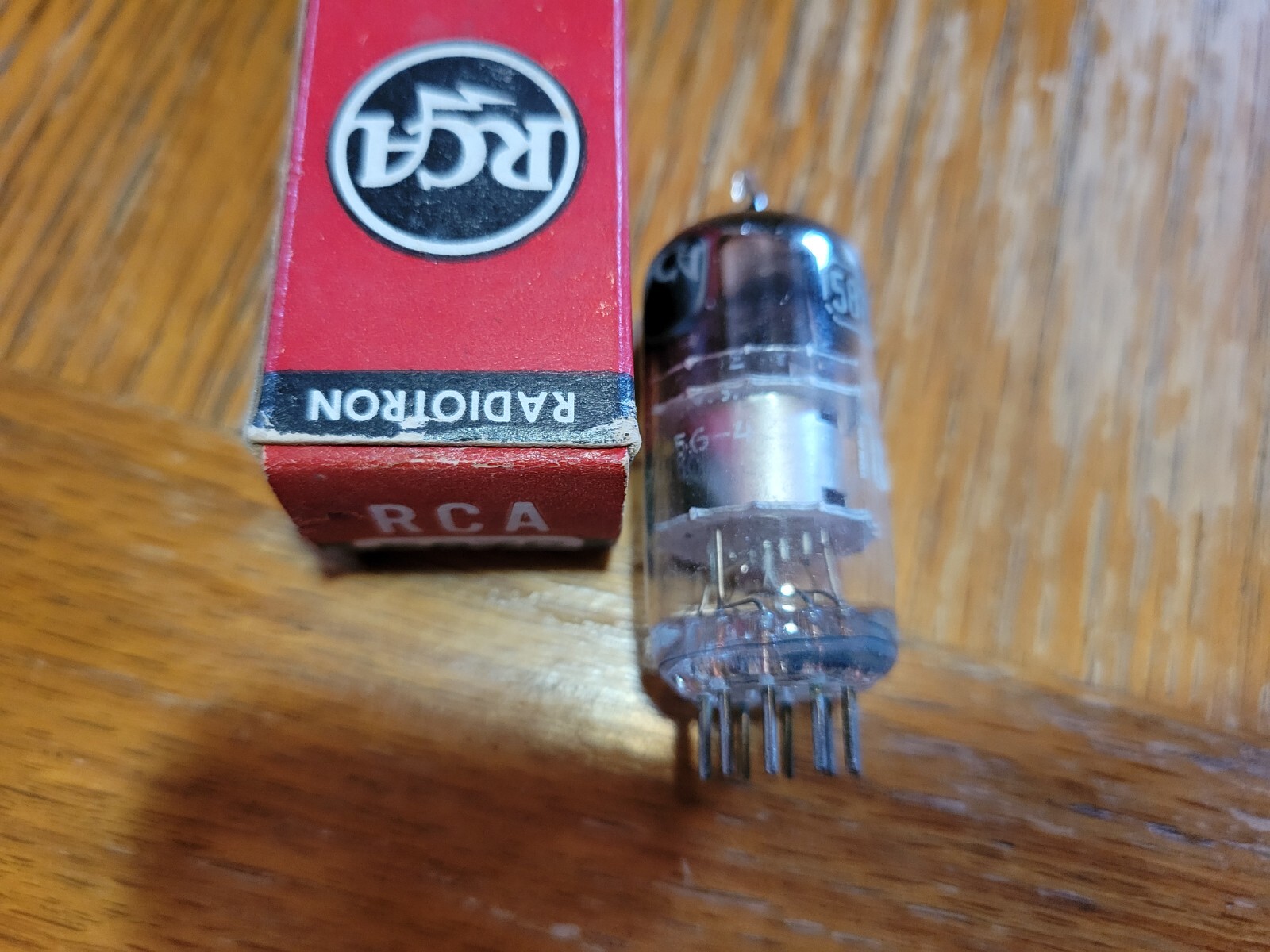 RCA NOS 5879 Vacuum Tube Low Noise 3-Mica Pentode for Amps Jukeboxes Tested