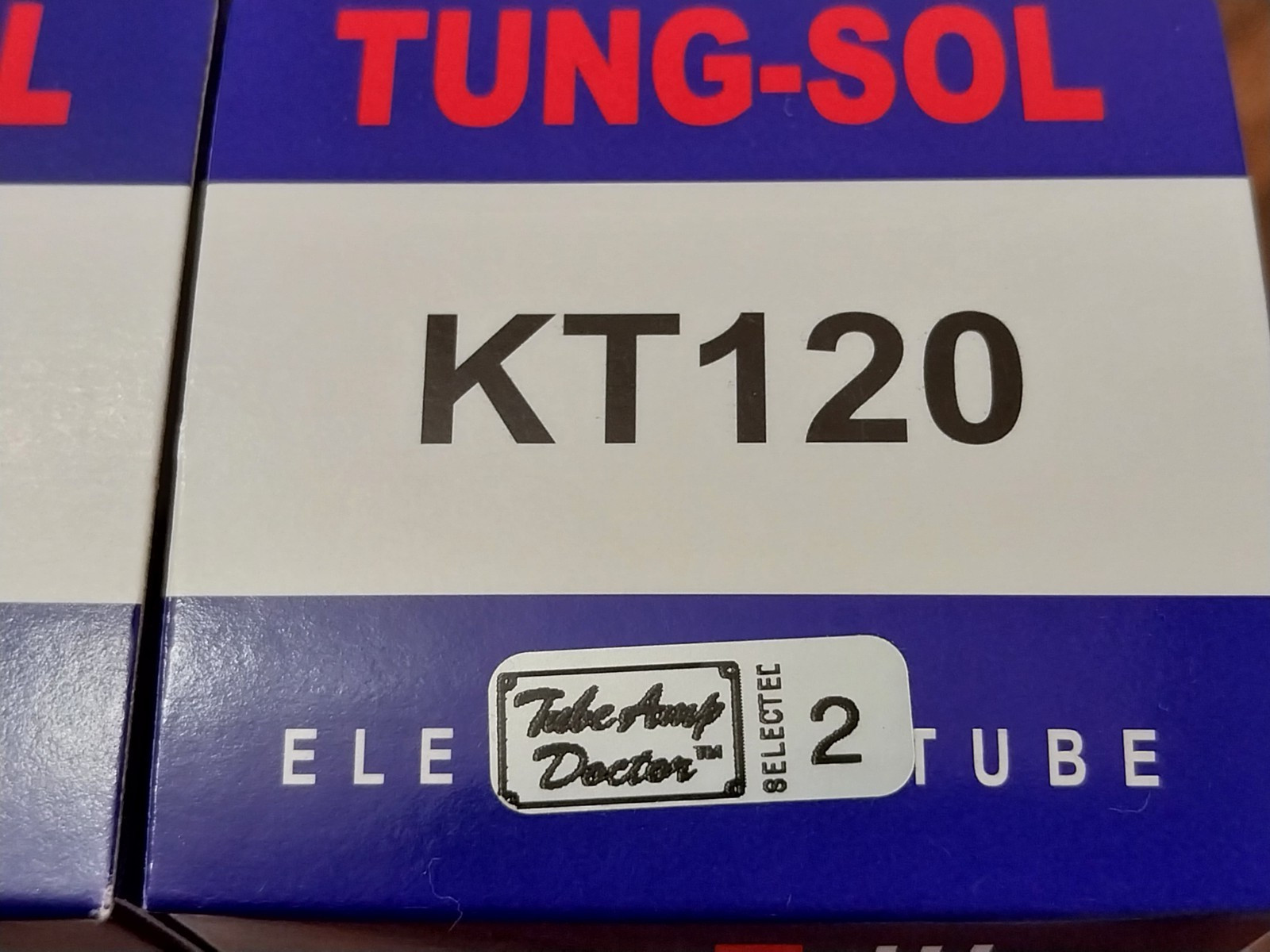 TUNG-SOL KT120 SELECTED (GRADE 2) MATCHED PAIR. NEW