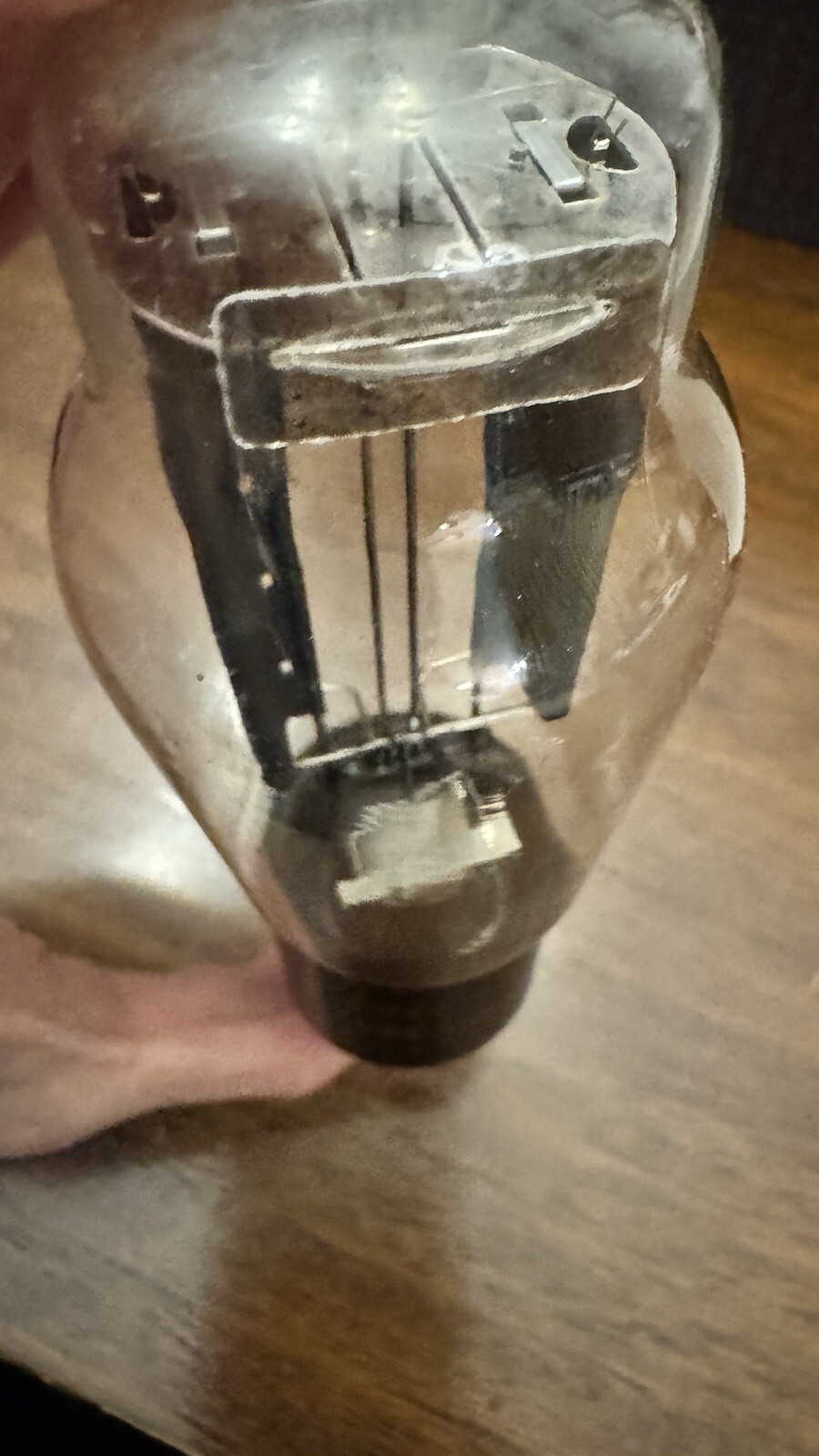 Philco NOS 5U4G Big Bottle Black Plate Audio Rectifier Tube