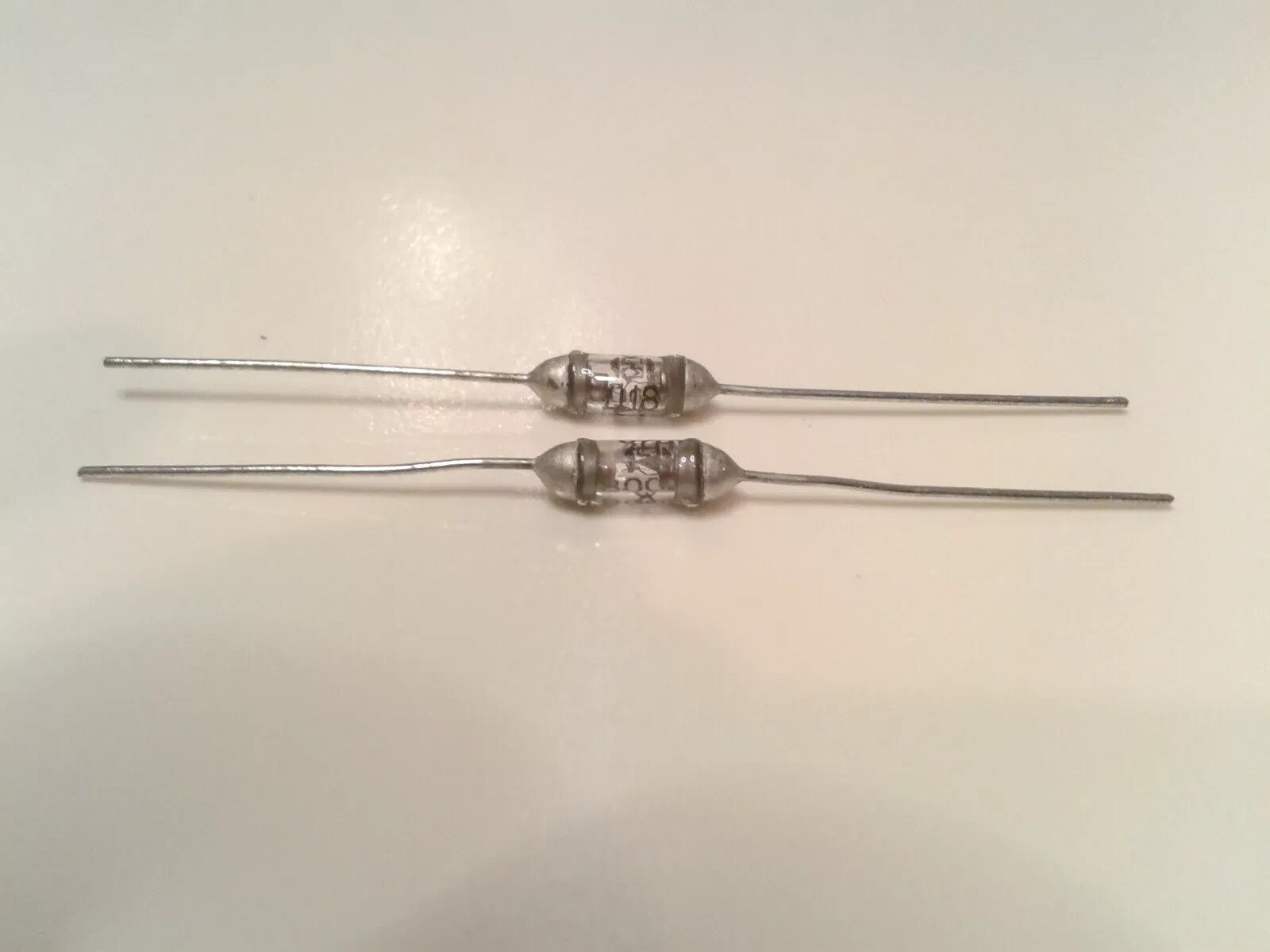Genuine Point Contact Germanium Diodes (x2) – D18 USSR NOS