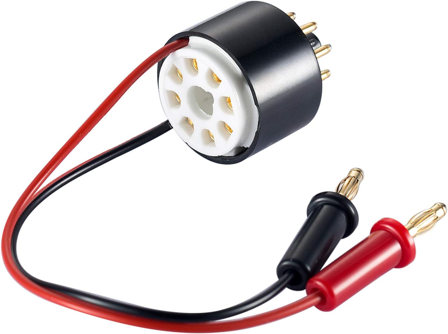 Vacuum Tube Amp Amplifier Plate Bias Current Probe Tester 8 Pin Socket for EL34,