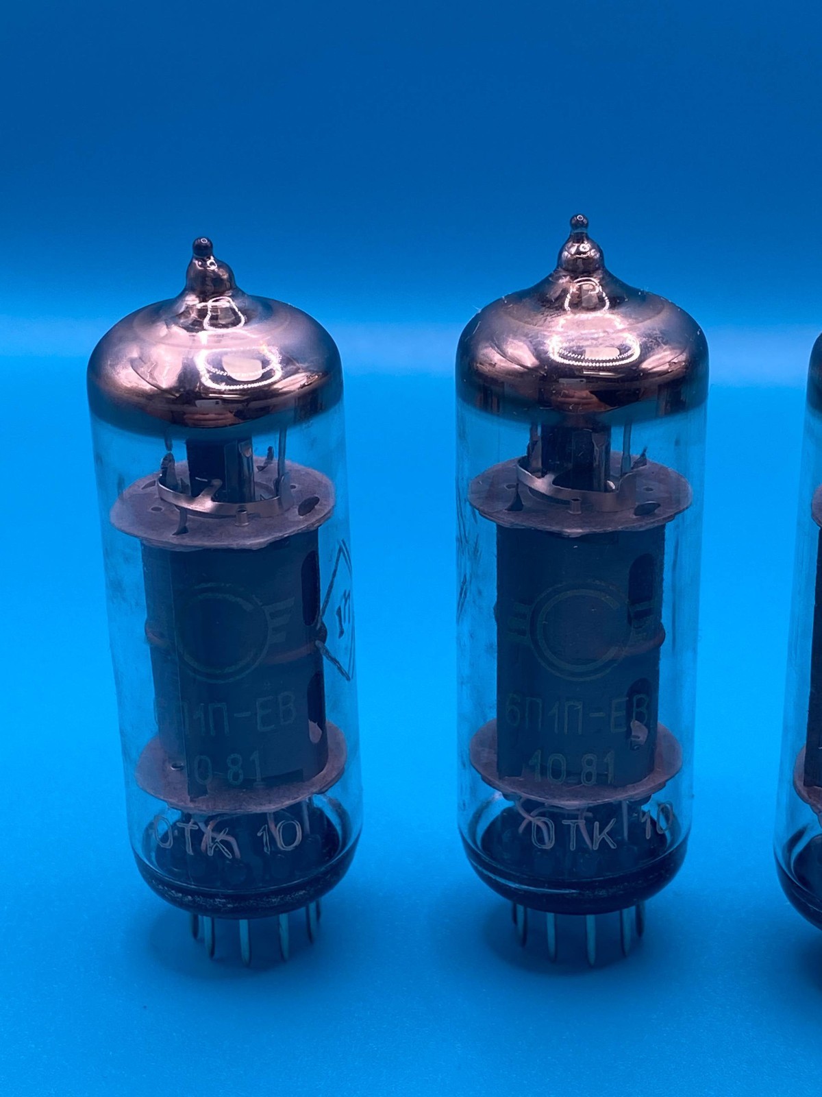 5x 6P1P-EV 6П1П-ЕВ SVETLANA 6P1 Pentode 10/81 NEW NOS Vacuum Tubes