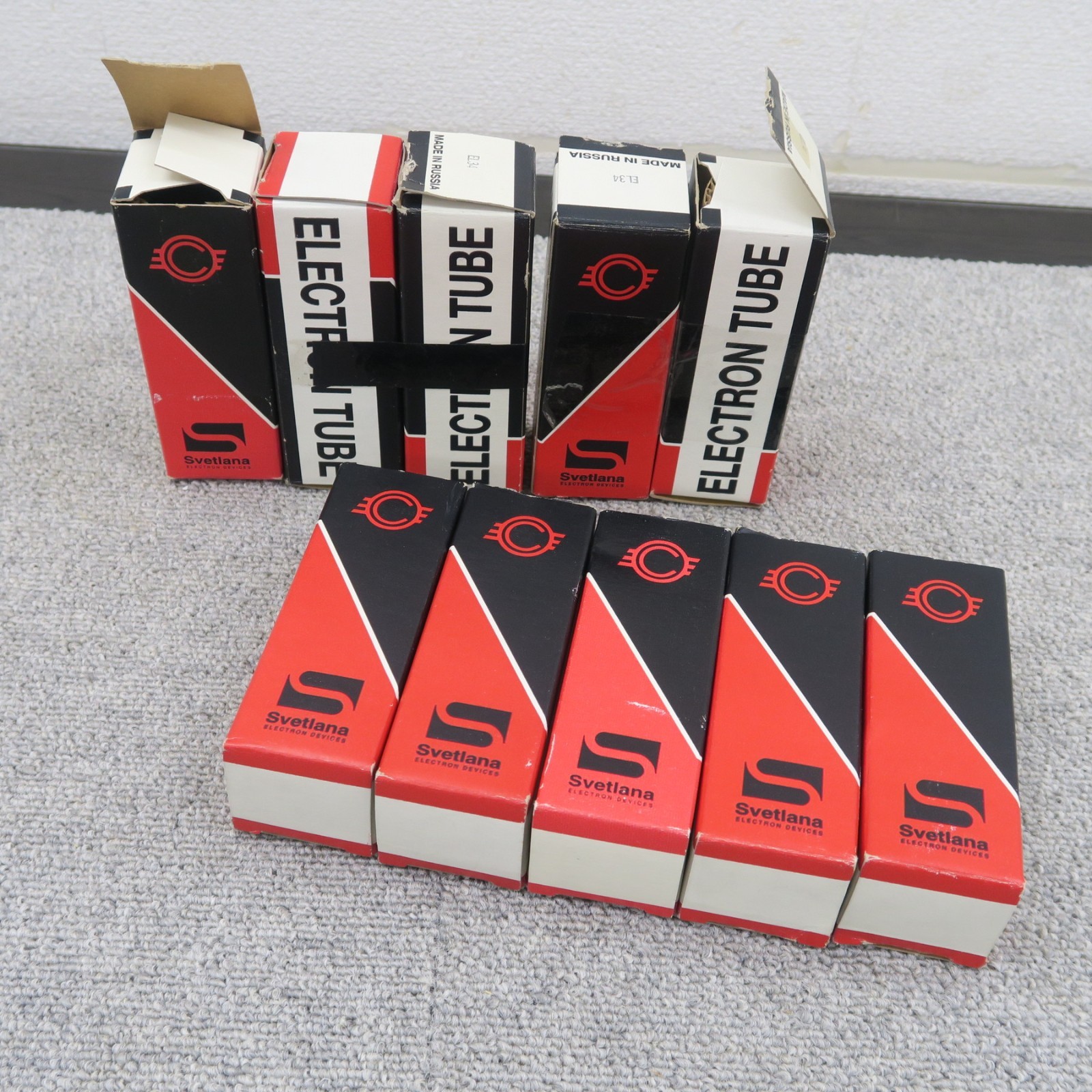 Svetlana EL34 Vacuum Tubes 10pcs Working & Tested JP