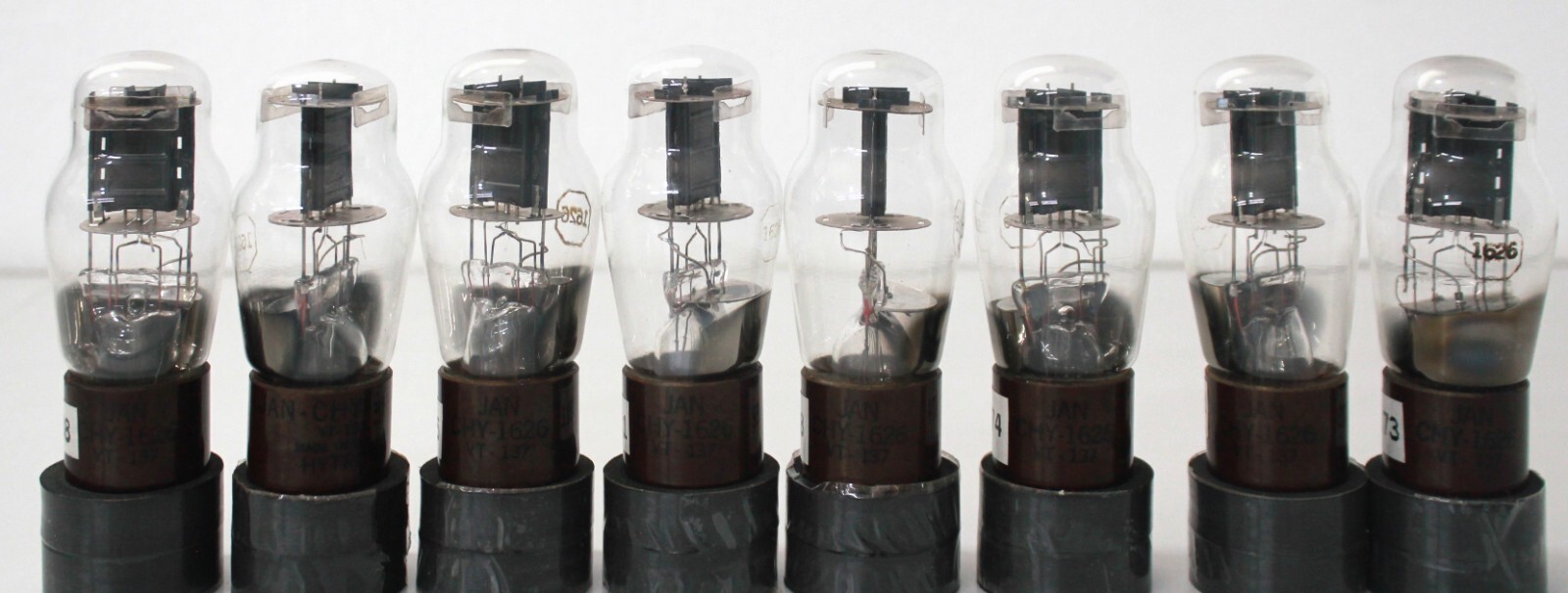 JAN-1626 VT137 Hytron Made in U.S.A Amplitrex AT1000 Tested 2 Match Quad