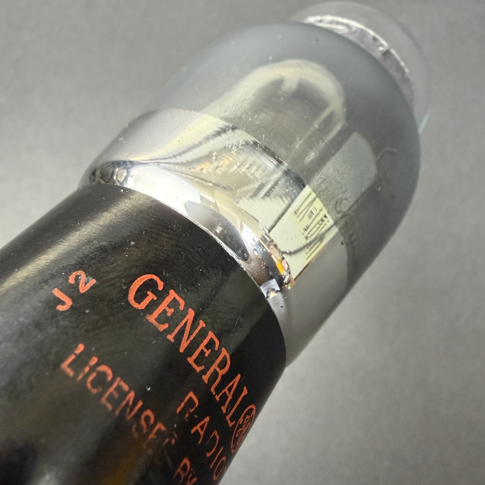 6V6G GE Tube Globe Smoked Glass TV7 Test NOS GEV-11