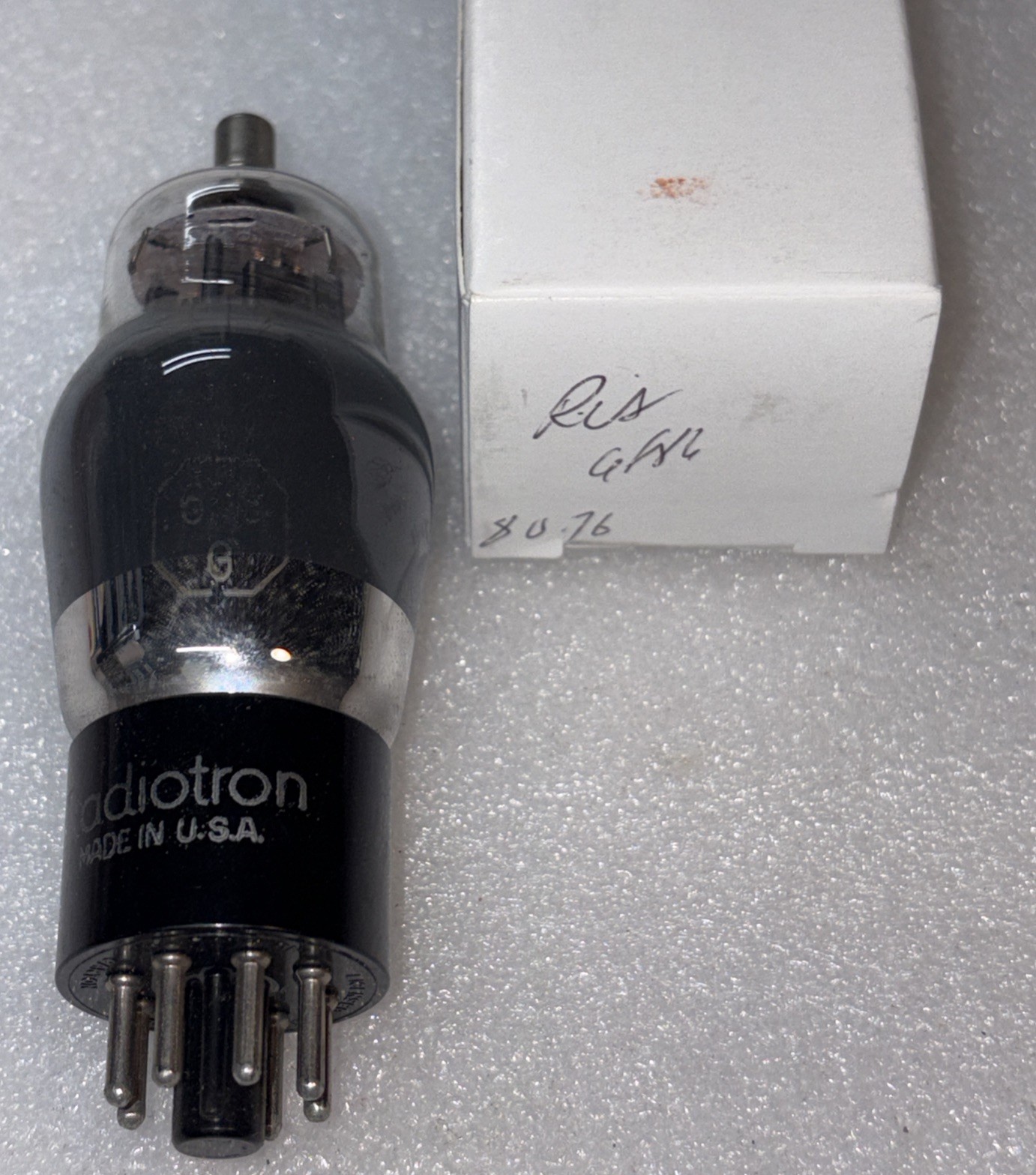 RCA 6F8G Vacuum Tube Smoke Glass Amplitrex Tested Strong