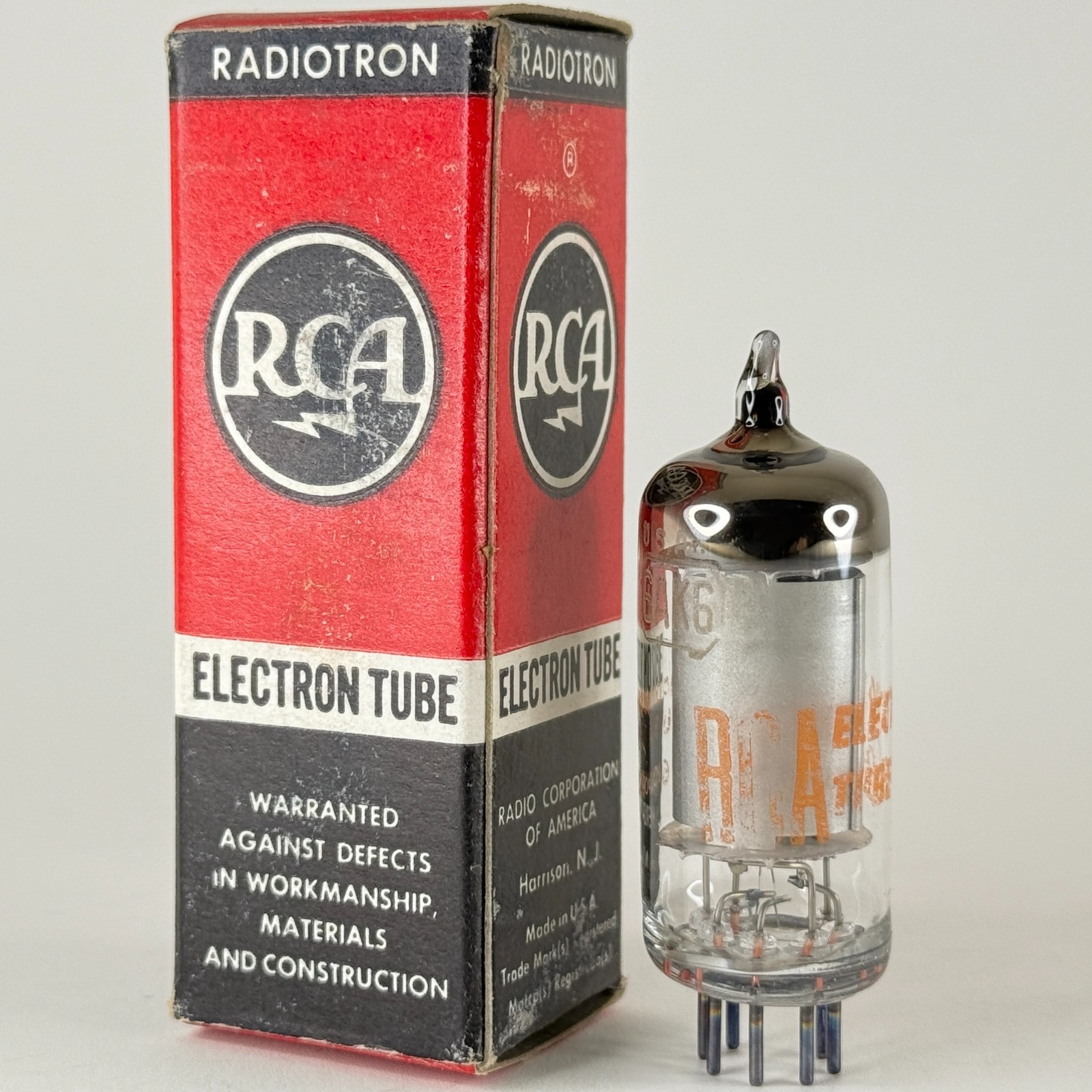 (1) Tested Strong RCA 6AK6 Tube with Box Date Code 6422 Power Amplifier Pentode