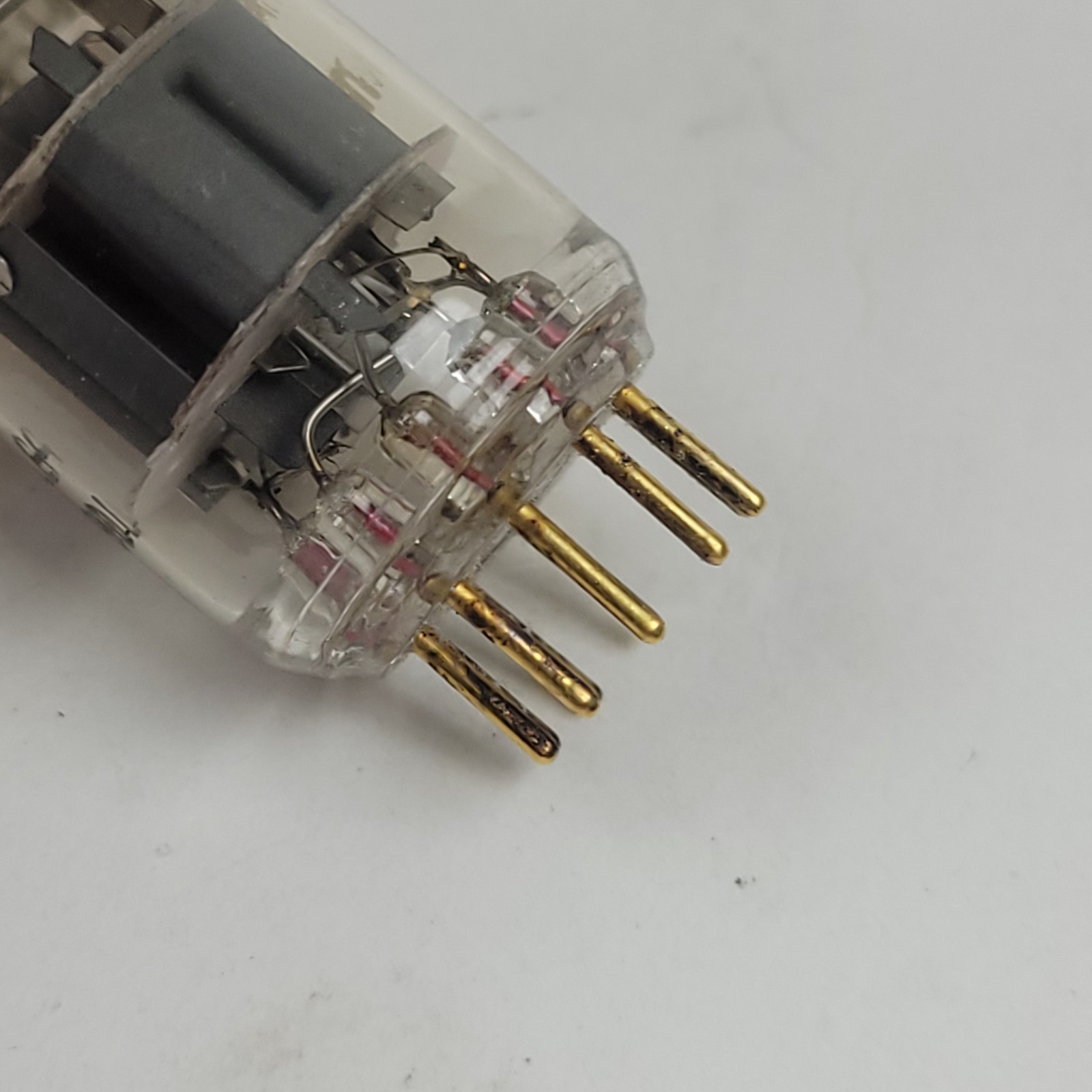 Rare Amperex USN 6922 Gold Pin D Getter Grail Tube USA Tested Balanced