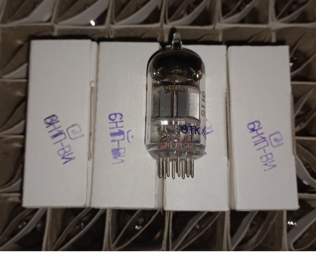 10 x NEVZ 6N1P-VI 6Н1П-ВИ Tubes