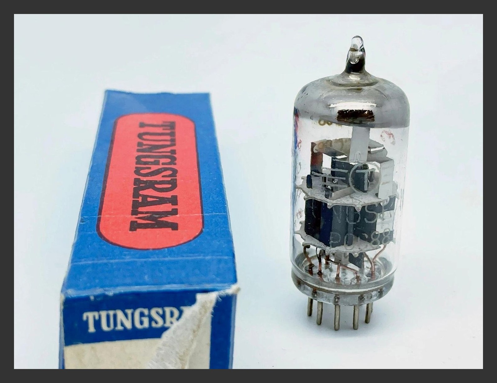 NOS Tungsram PCC88 7DJ8 Test V Strong Dual Triode Preamp Audio Vacuum Tube