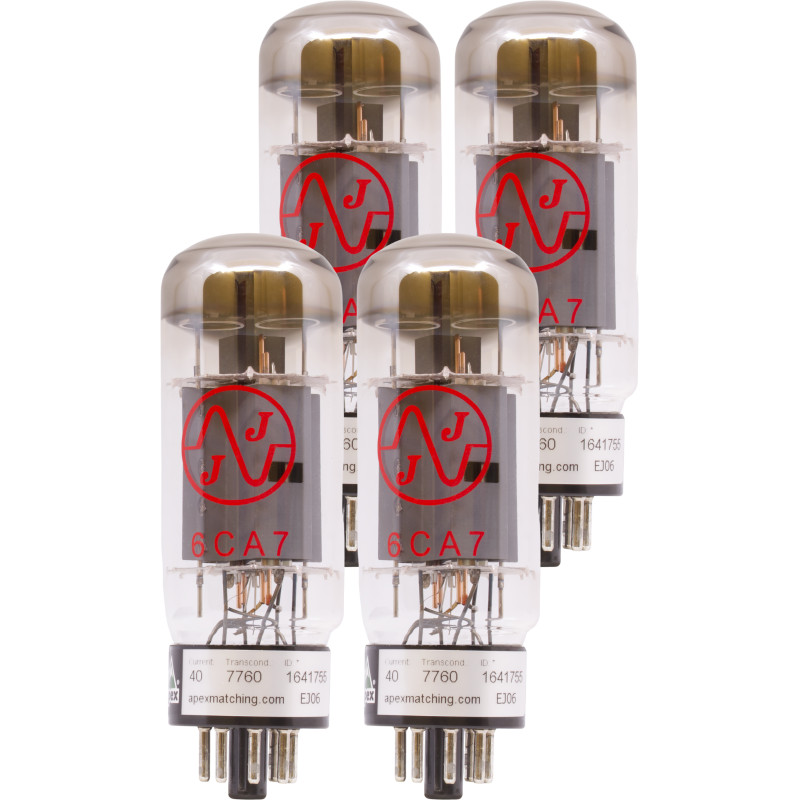 6CA7, JJ Electronic, Matched Vacuum Tube, Apex Burned-In Single, Power