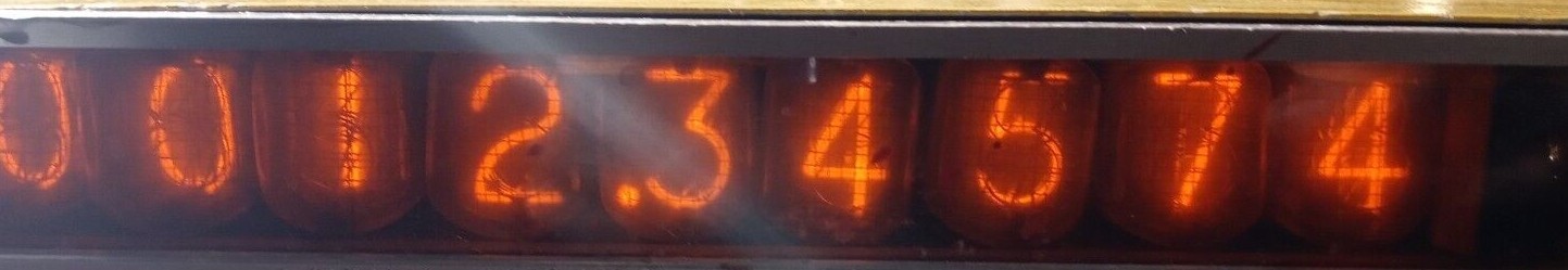 Nixie Tube National Electronics NL-809 TESTED.