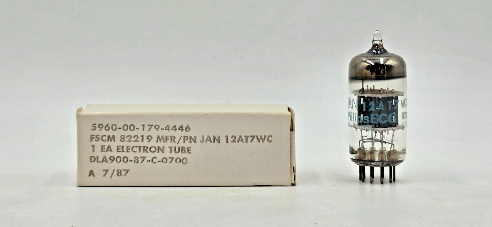 12AT7WC / ECC81 JAN Balanced Tube (New Old Stock) Test NEW 1YearWarranty 6201