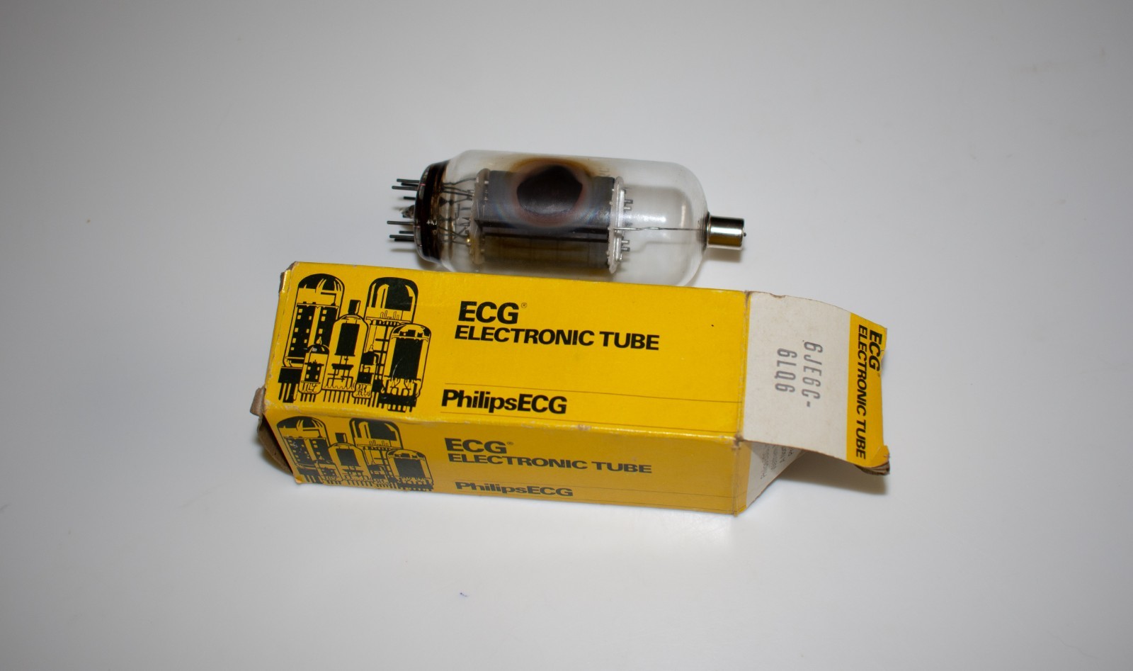 ECG Phillips 6JE6C 6LQ6 tube NOVAR 6-month warranty