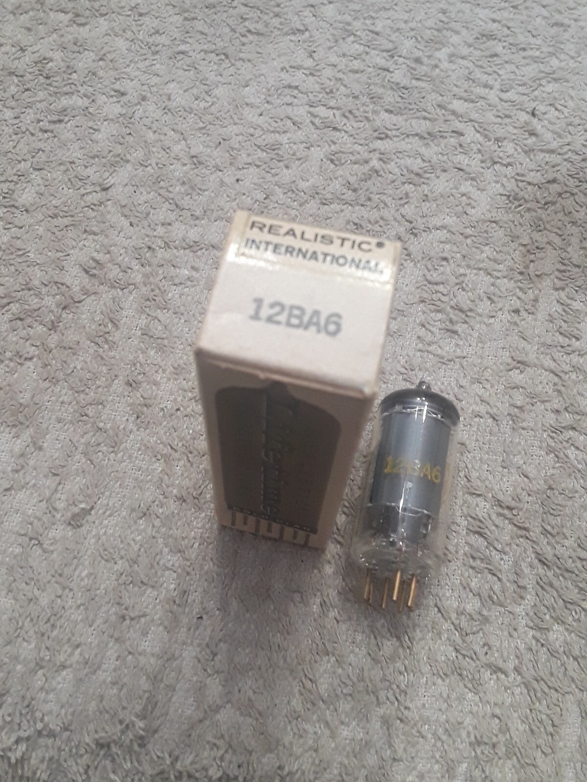 NOS Realistic 12BA6 Vacuum Tube – Gold Pins – Lifetime Guarantee