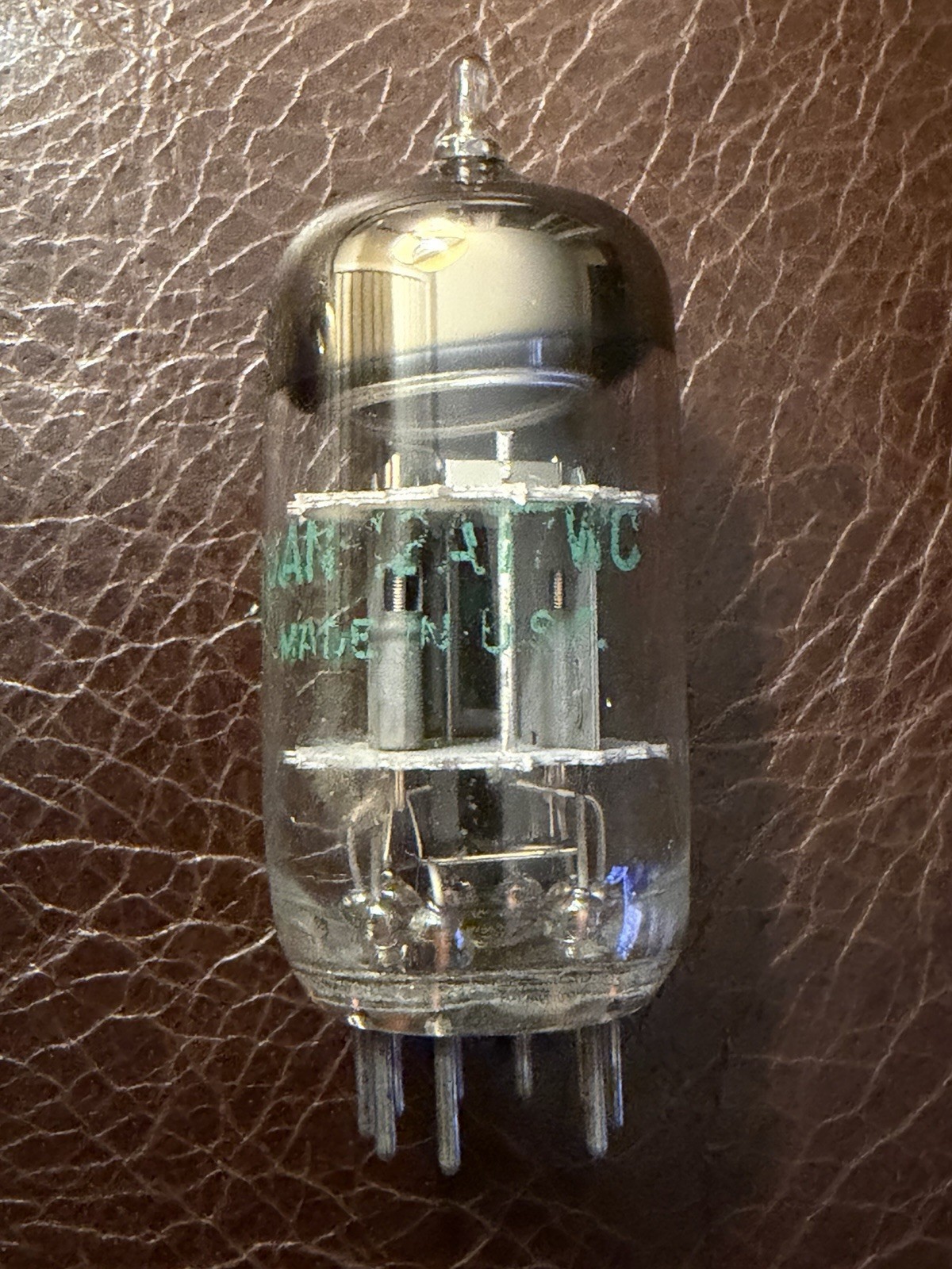 Pair of GE JAN 12AT7WC 6201 Tubes General Electric