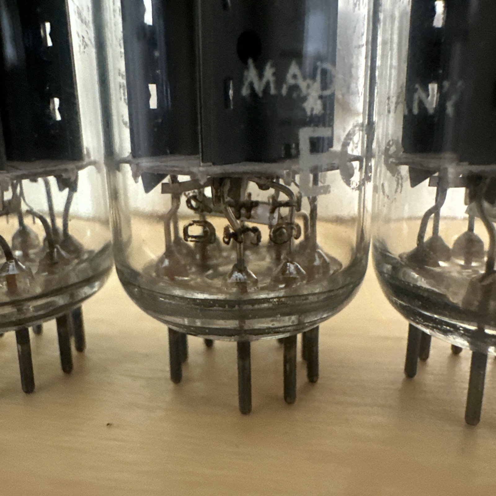 VINTAGE Quad ECC802S 12AU7 SIEMENS Triple Mica Rare! Telefunken Branded Lot a