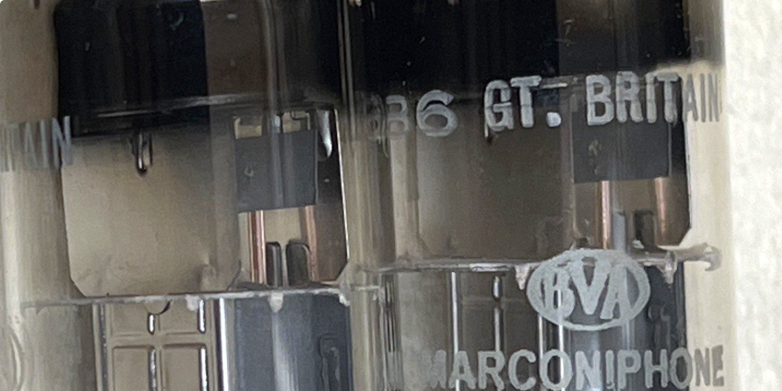 RARE NOS PERFECT MATCH PAIR MARCONIPHONE ECL86 / 6GW8 TUBES BRITISH 1962 BVA NEW