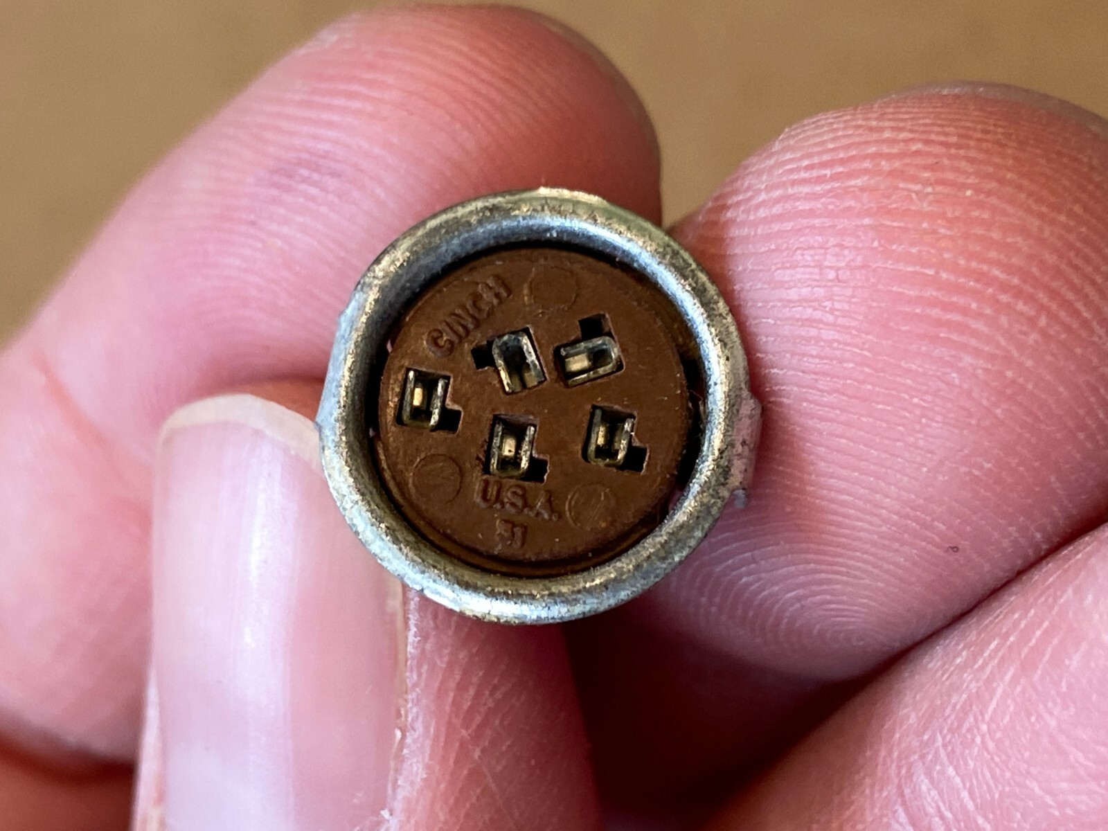 NOS Vintage 5-Pin Cinch NUVISTOR Vacuum Tube Socket (Qty Avail)