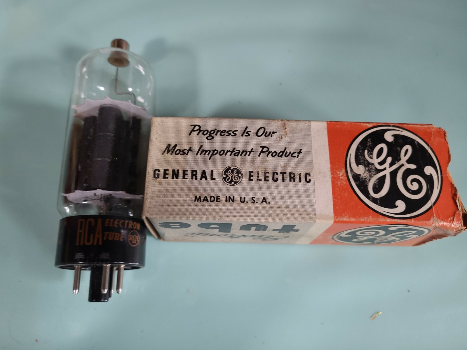 6CD6GA RCA TUBE NOS BOX GUITAR AMP HAM TV PART VTG