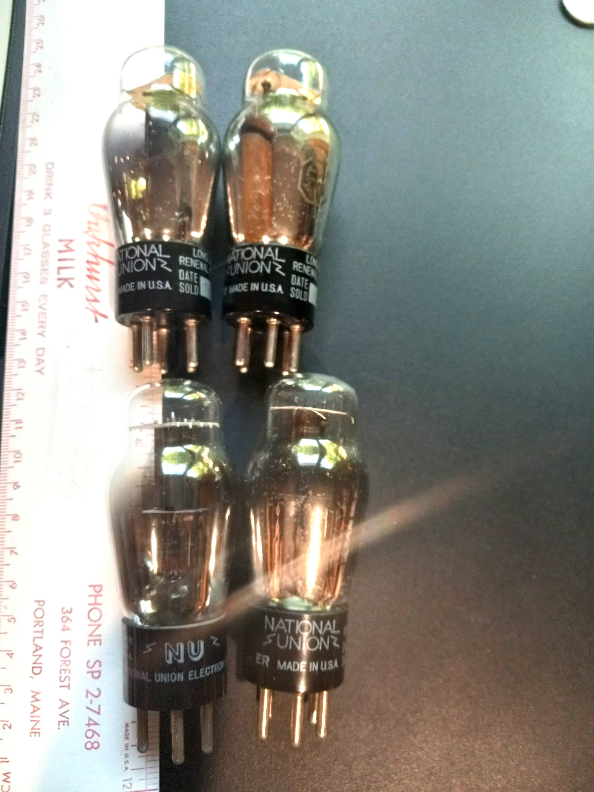 QTY 1 TYPE 56 Tube, National Union, Triode, ST Glass Shape, Tested