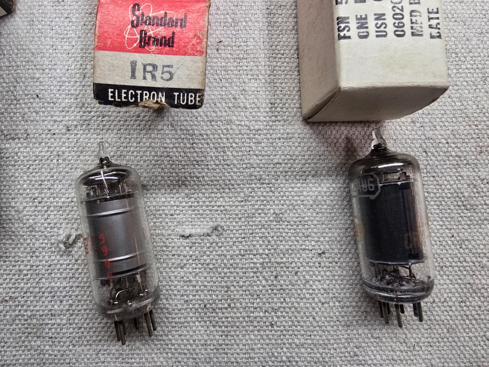 Lot of 13 Assorted Vacuum Tubes 2AF4A, 1X2B, 1R5, 6BZ6, 6AT8A, 6LN8, 12AU6, 6AS5