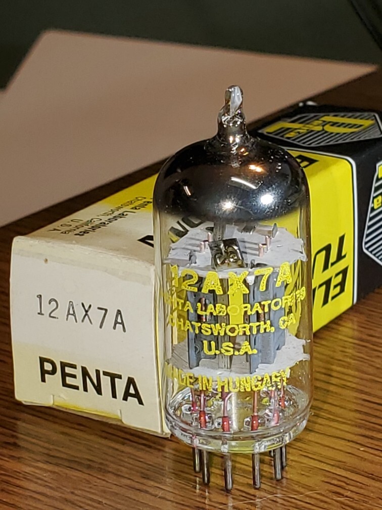 12AX7A/ECC83 Tungsram “Penta Lab” NOS/NIB MaxiPreamp2/TV7 tested