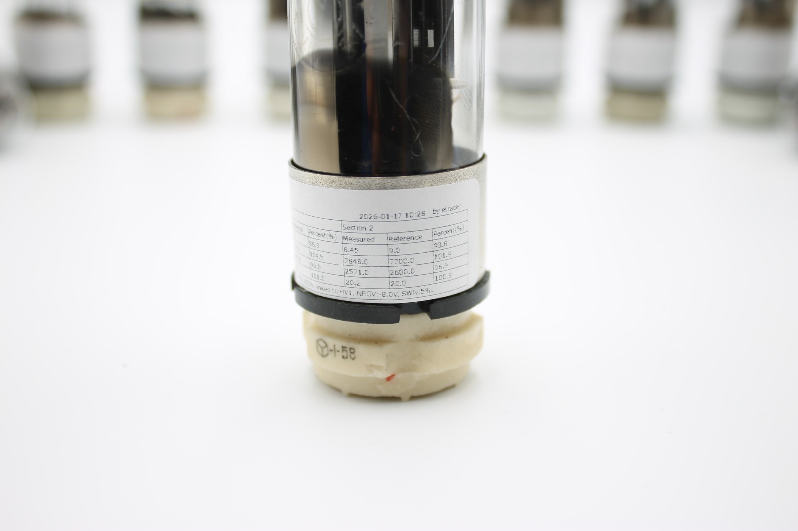 1 PCS 6N8S / 6N8S / 6SN7 / 1578 / ECC32. MELZ. Metal Base. Etracer Tested.