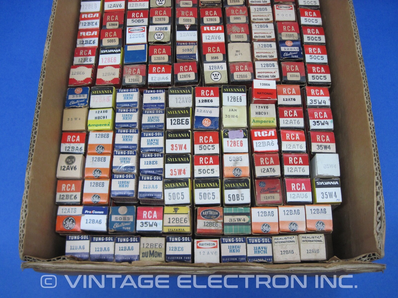 NOS – All American Five Radio Tube Set (AA5): 12AT6 12BA6 12BE6 35W4 50C5