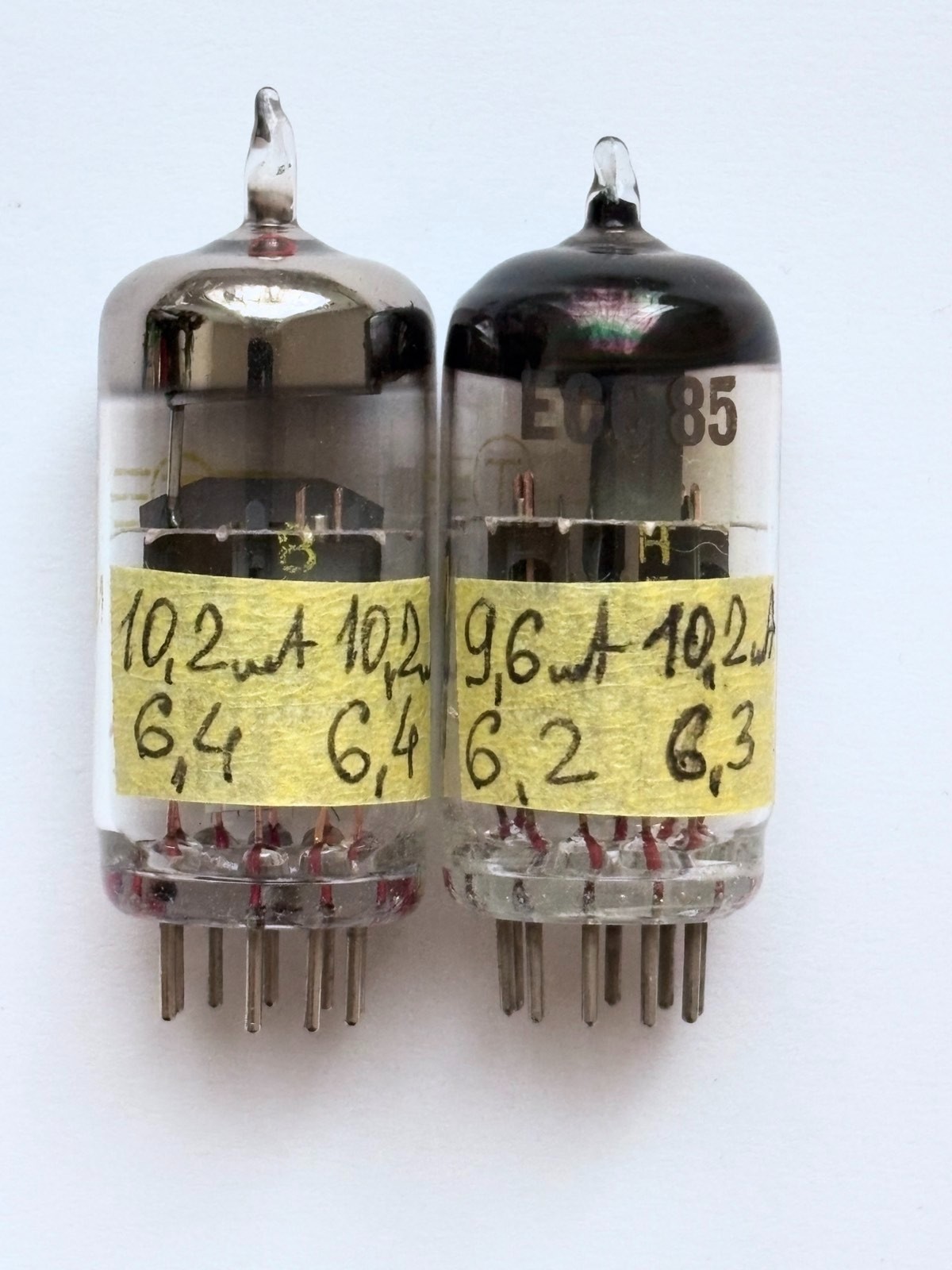 2PCS TUNGSRAM ECC85 / 6AQ8 / B719 AUDIO TUBES! NOS TESTED! RARE!