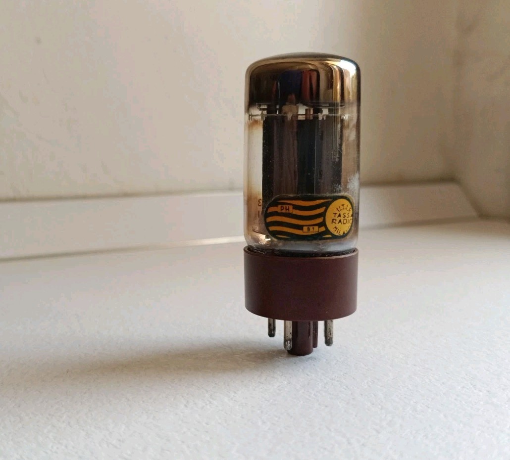 GZ34 Philips MINIWATT Tube Brown Base Valve Rhören NEW Tested
