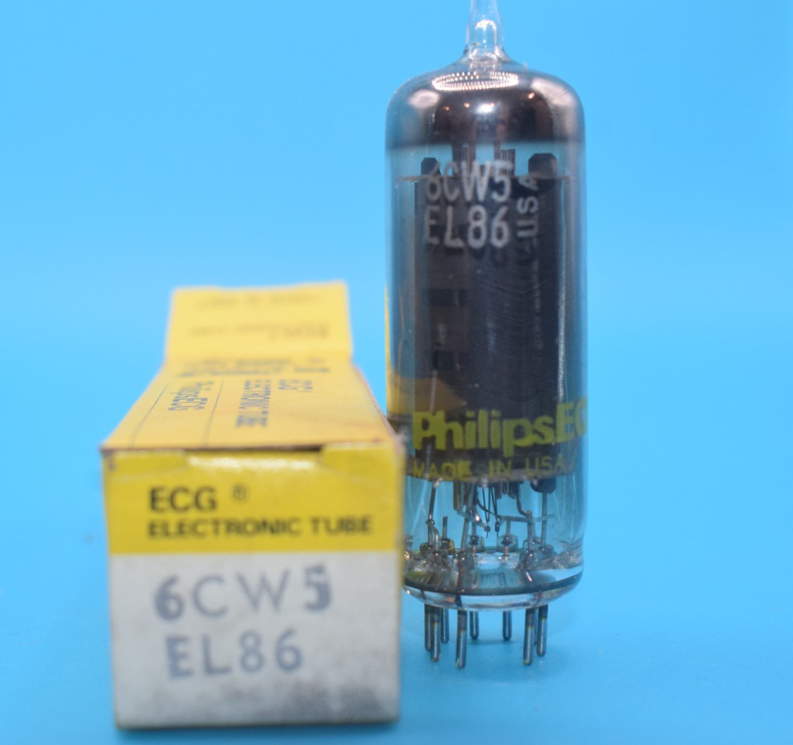 ‘Two Buck NOS Tube’ -NOS- 6CW5 EL86 PHILIPS ECG VINTAGE TUBE -Two Buck NOS Tube-