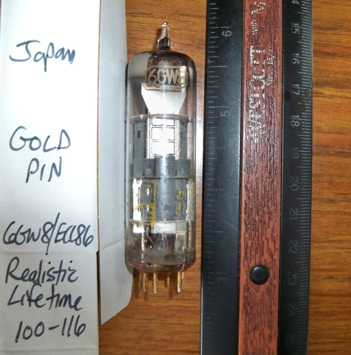 Strong Realistic Lifetime GOLD PIN 6GW8 / ECL86 Tube – Japan