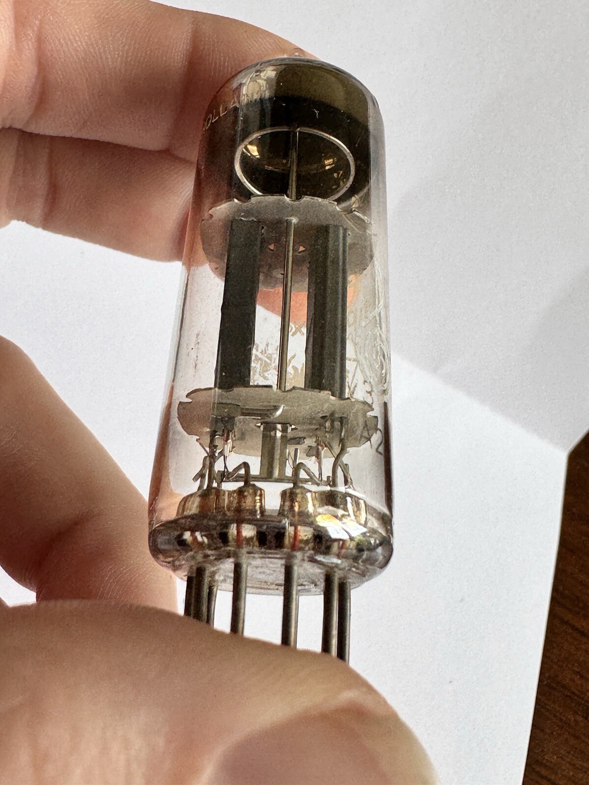 Match Pair AMPEREX 7062 E180CC BUGLE BOY Treble Clef Heerlan Δ1A2 Grails Nos