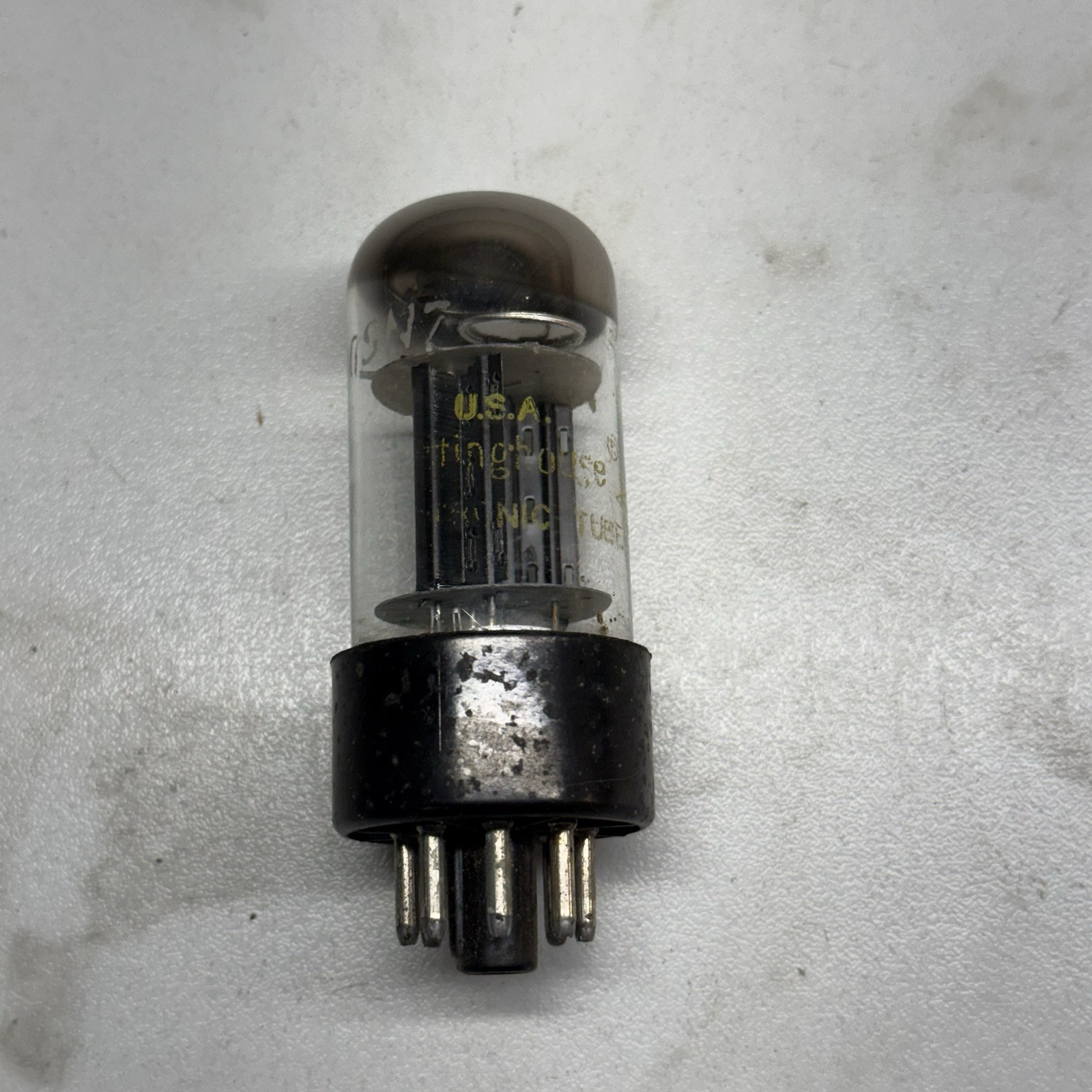 Vintage Westinghouse 6SN7GTB Tall Bottle Tube – UNTESTED