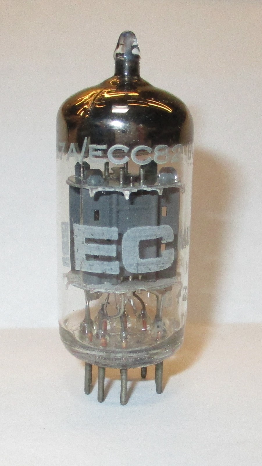 IEC Mullard 12AU7A Tube GR. Britian Blackburn B014 D-Getter Tested Good One Tube