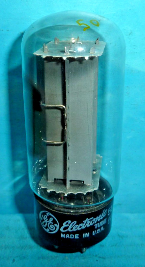 1 GE 5U4GB/5U4GA Tube Grey Plates D Getter Tested