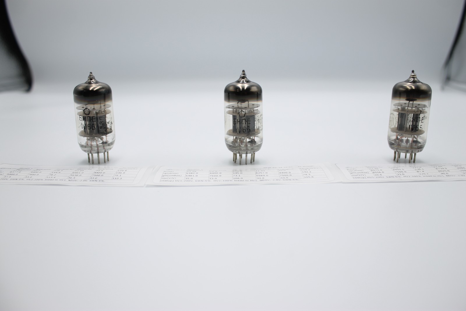 3 PCS 6N1P-Е / E88CC / 6DJ8 / 6922 .NEVZ. Boxed Anode. 1966′. Etracer Tested.