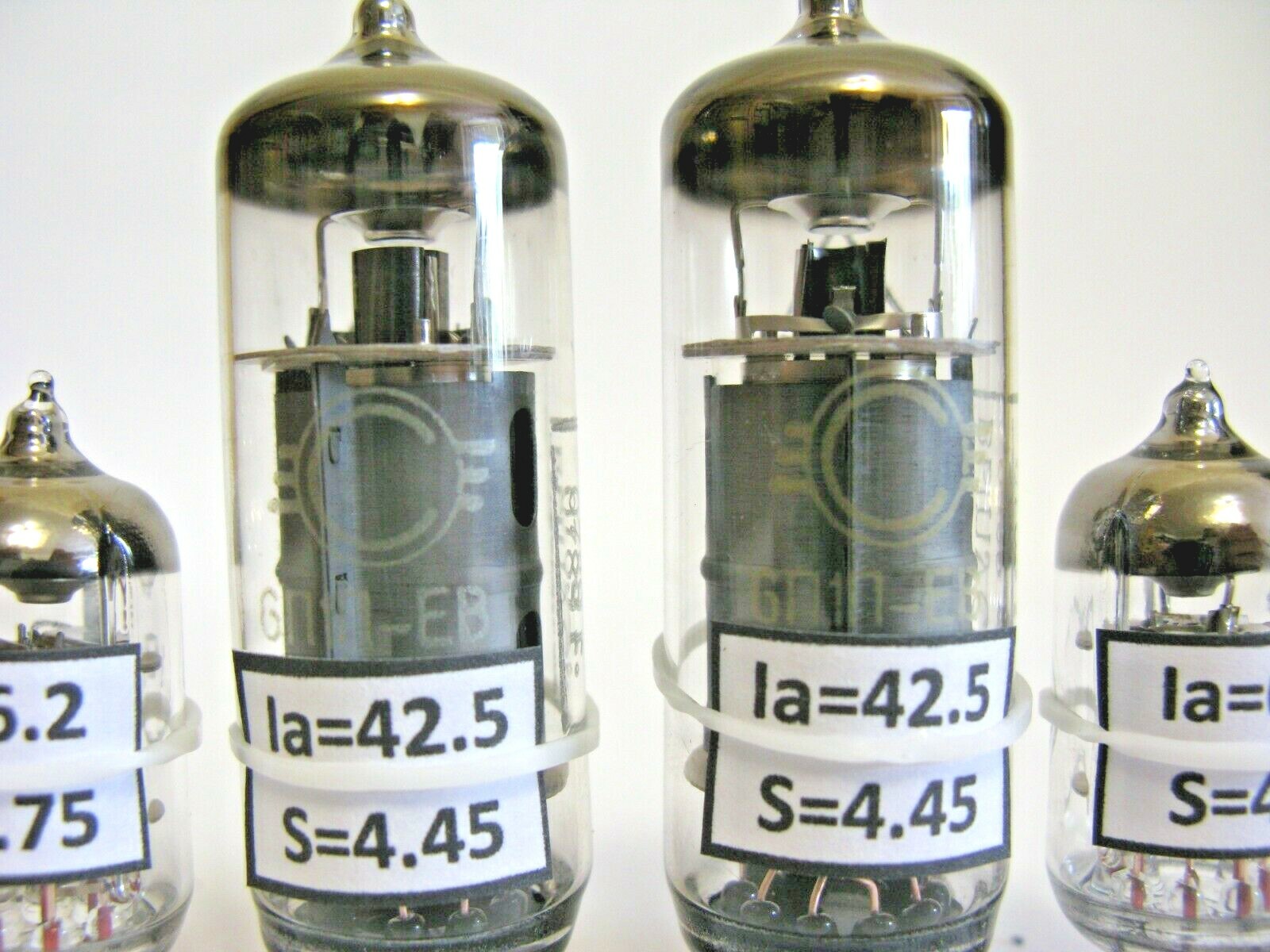 6P1 pair + 6J1 pair (4pcs) Matched & Balanced TUBES Upgrade 6P1 / 6J1 amp