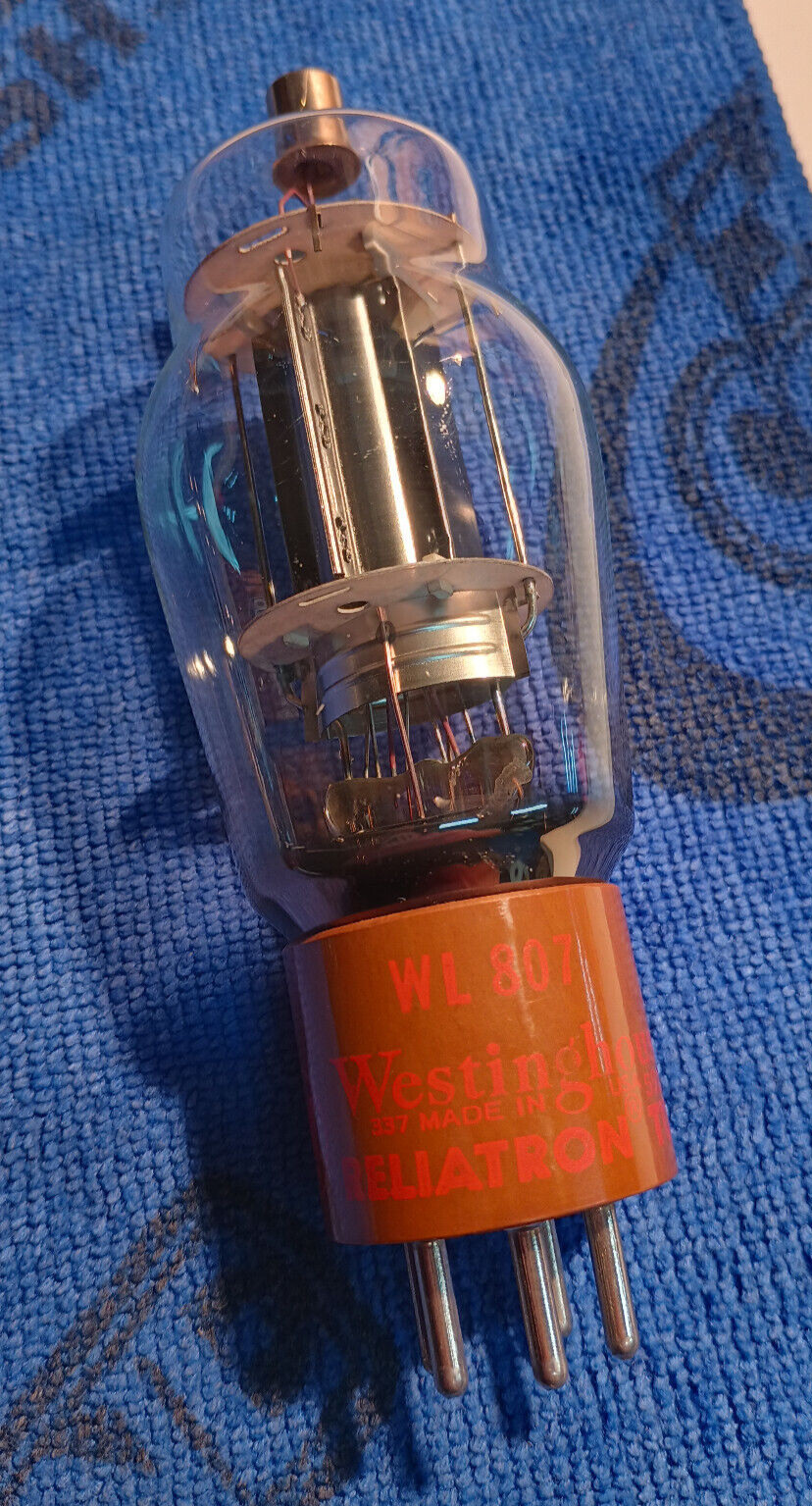 Vintage Westinghouse WL 807 / 807 Beam Power Tube