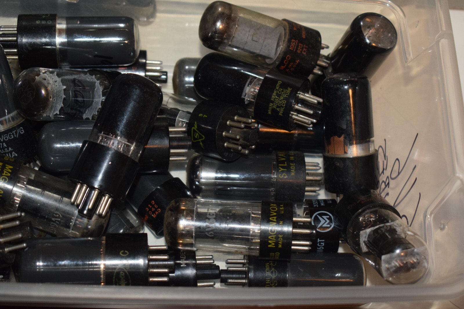 1950s-70s 6V6GT VINTAGE TUBES – VARIOUS BRANDS – TUNG SOL, RCA, ETC. ALL TESTED