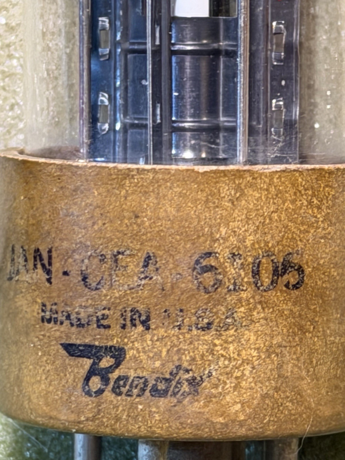 Bendix JAN-CEA-6106 5Y3 Black Plate