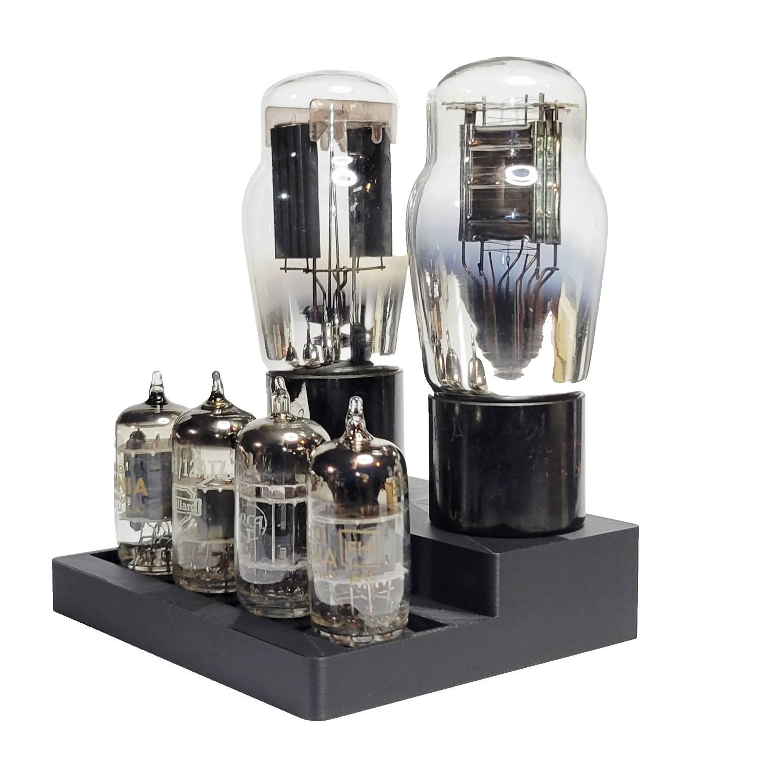 Vacuum Tube Display Stand Holder 4 pin & 9 pin B9A socket 300B, 45, 12AX7, 12AU7