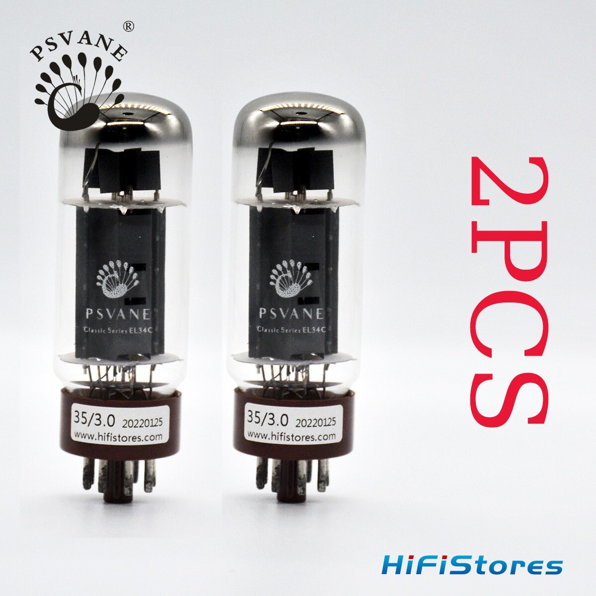 PSVANE EL34C Replaces EL34 EL34-C EL34B HI-FI Vacuum tube Precise pairing