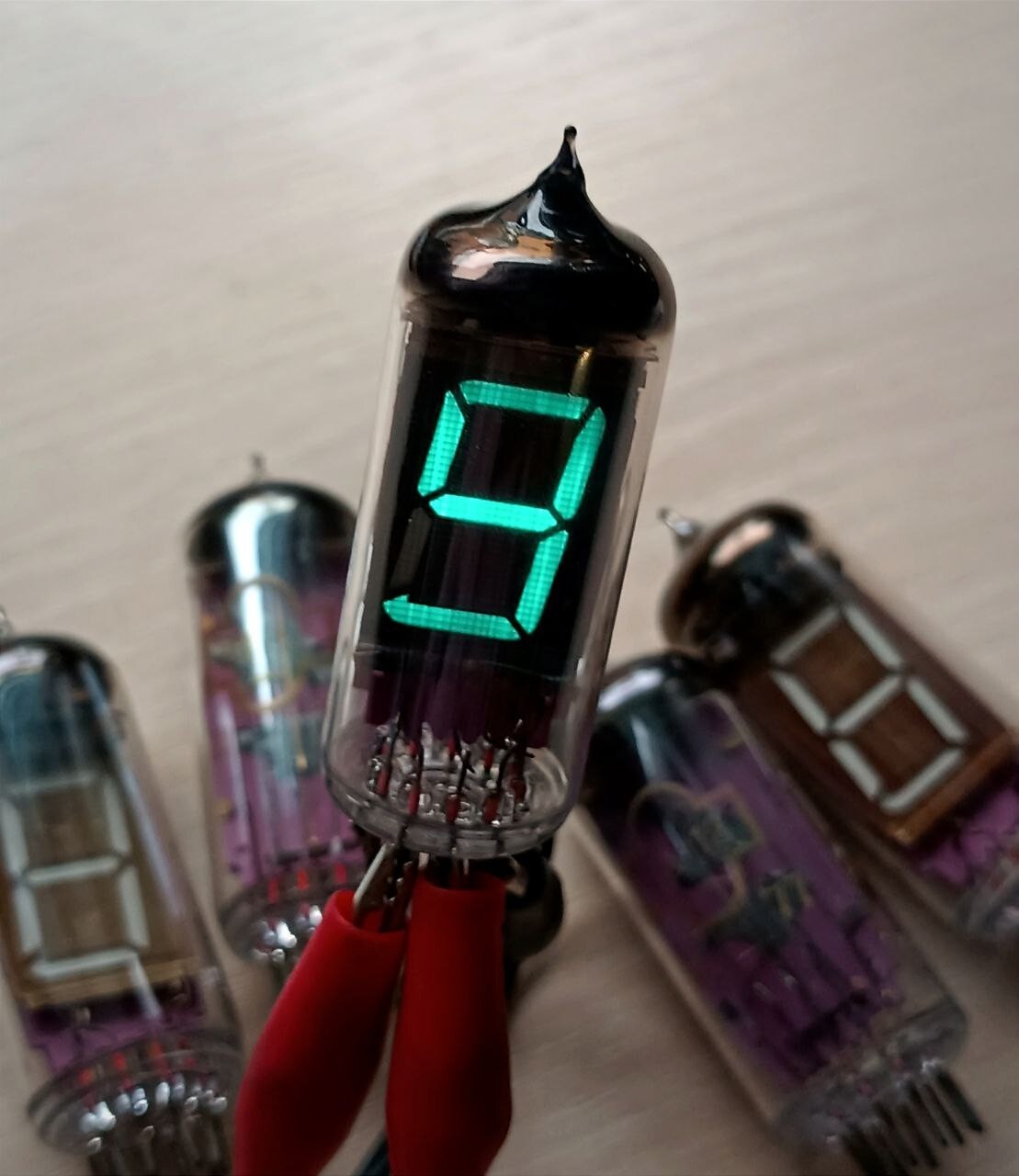 2 pcs IV-12 indicator VFD TUBE Nixie Clock display INDICATOR DIY USSR IN12 IN 12