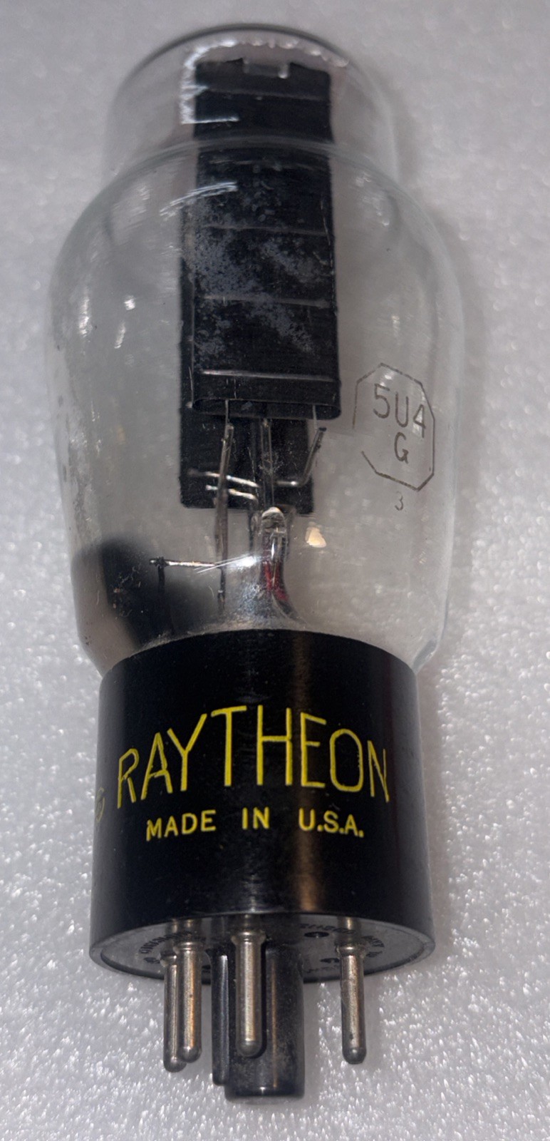 Raytheon 5U4G Full Wave Rectifier Tube Tested Strong